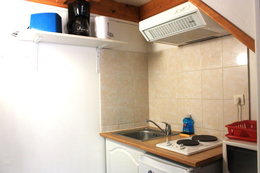 intérieur chalet - cuisine