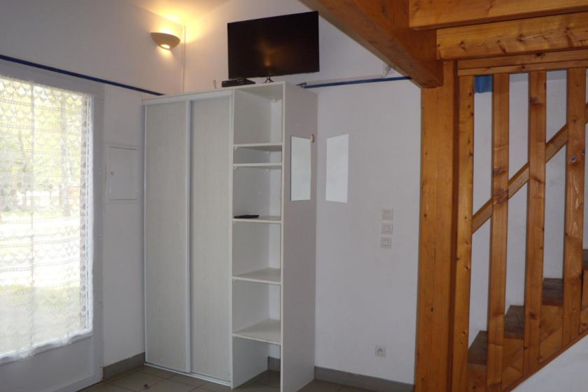 intérieur chalet - escalier