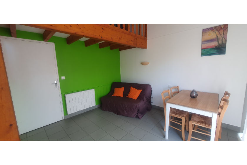 Intérieur chalet : salon